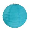 2x Lanterne Papier 20cm - Turquoise