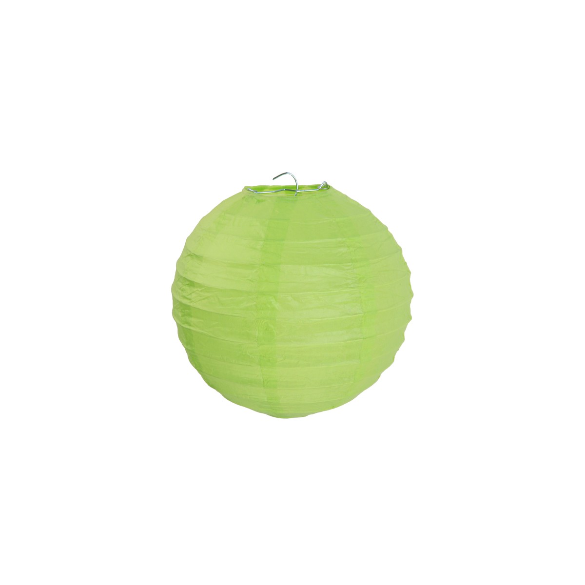 2x Lanterne Papier 20 cm - Vert