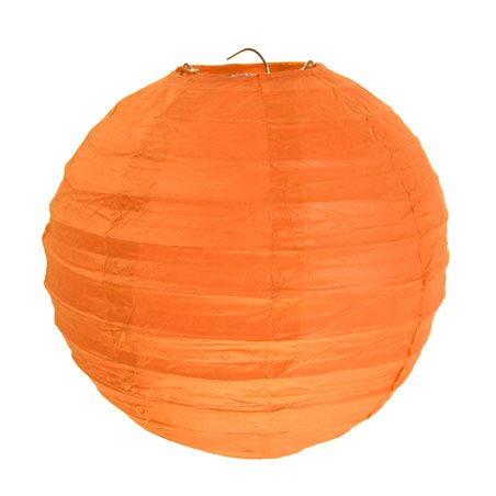 2x Lanterne Papier 20cm - Orange