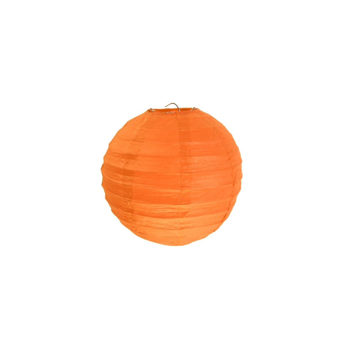 2x Lanterne Papier 20cm - Orange