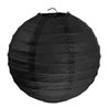 2x Lanterne Papier 30cm - Noir