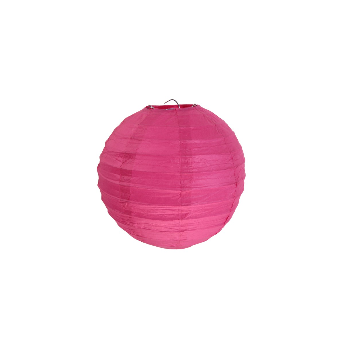 2x Lanterne Papier 30cm - Fuchsia