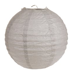 2x Lanterne Papier 30cm - Taupe
