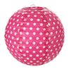 2x Lanterne Papier 20cm - Pois Fuchsia