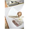 4 x Sachet Organdi et Dentelle - Ivoire