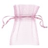 10x Sachet Dragées Tulle - Rose