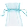 10x Sachet Dragées Tulle - Bleu