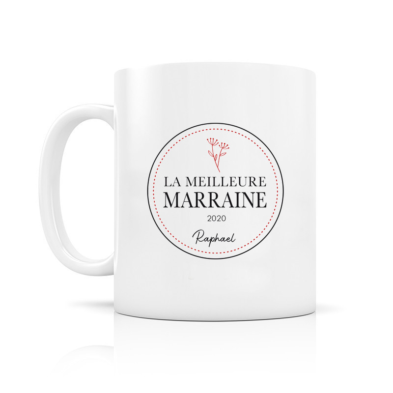 Mug tasse marraine personnalisé x1