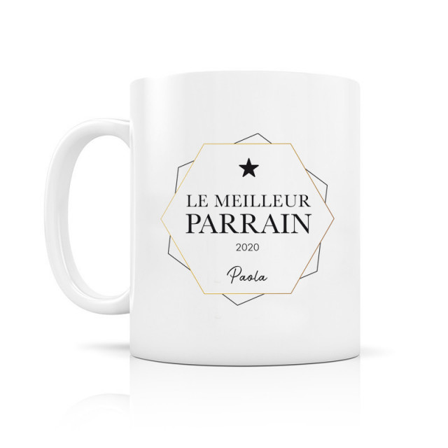 Mug cadeau personnalisé Génial parrain cadeau parrain cadeau Baptême super  parrain demande parrain -  France