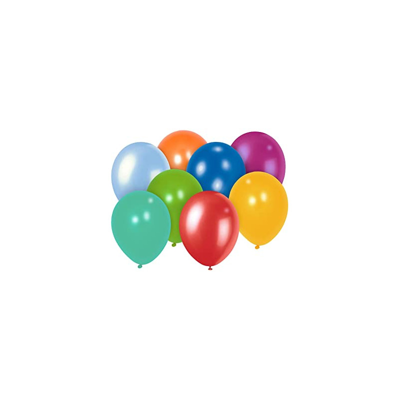 Ballons de baudruche Multicolore x100