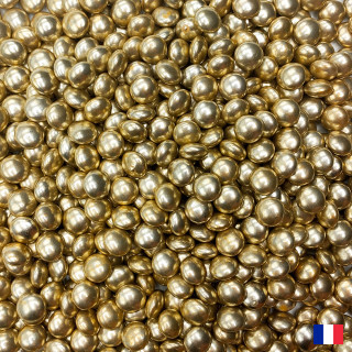 Mini lentilles chocolat or