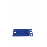 x1 Etiquette personnalisée rectangle Licorne personnalisée marine