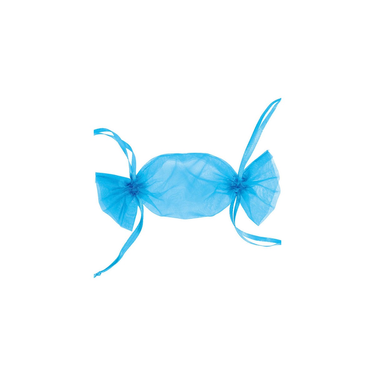 Sachet à Dragées Bonbon x6 - Turquoise