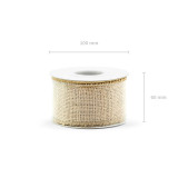 Ruban en toile de jute