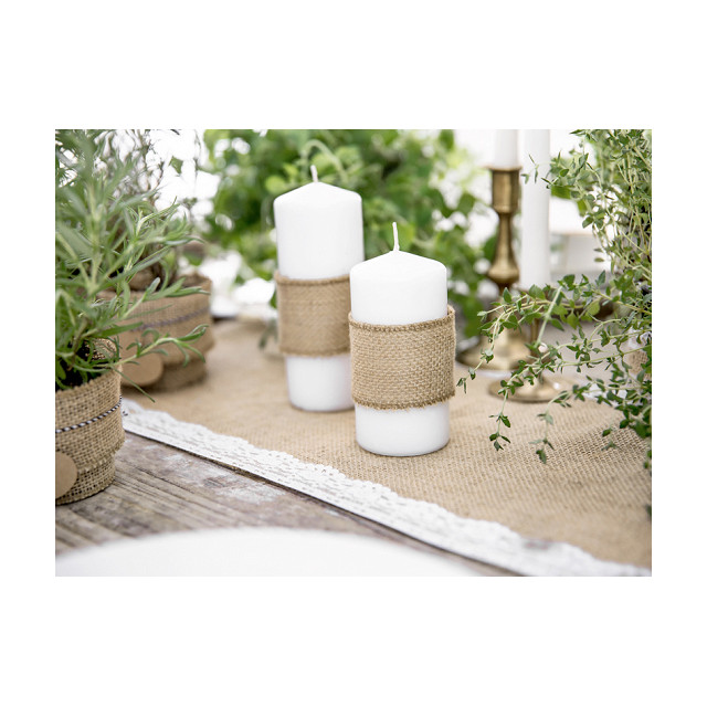 Ruban en toile de jute