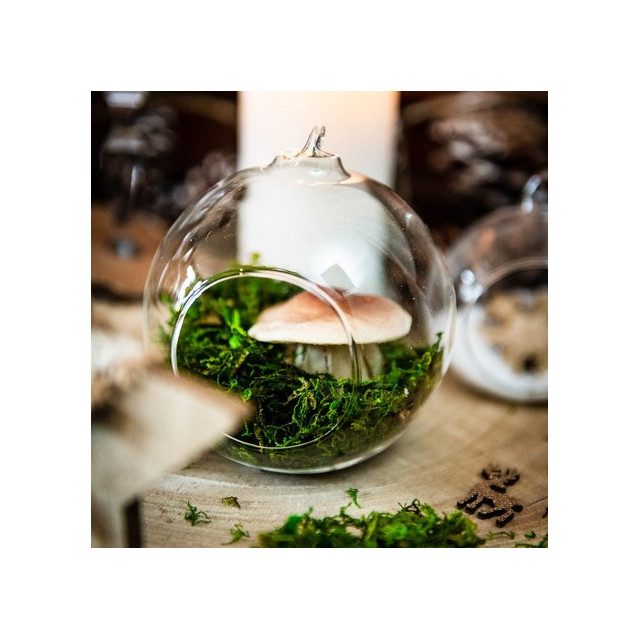 Boule de verre ouverte 8 cm