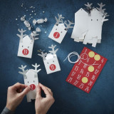 Calendrier de l'avent - Renne Noël - DIY