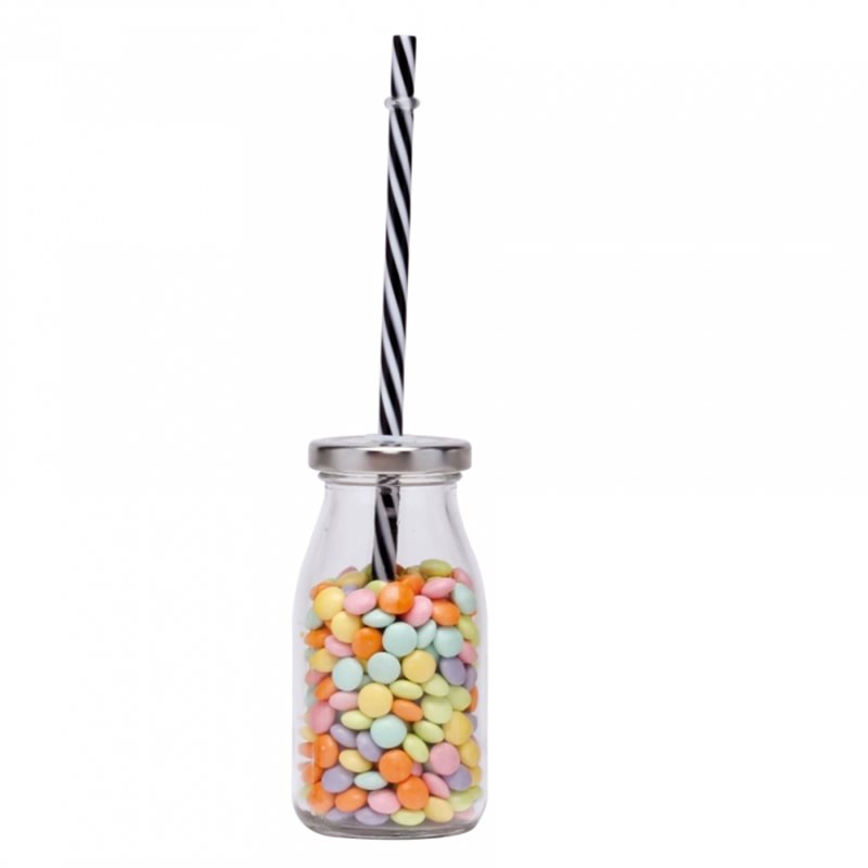 Bouteille Candy Bar avec Paille