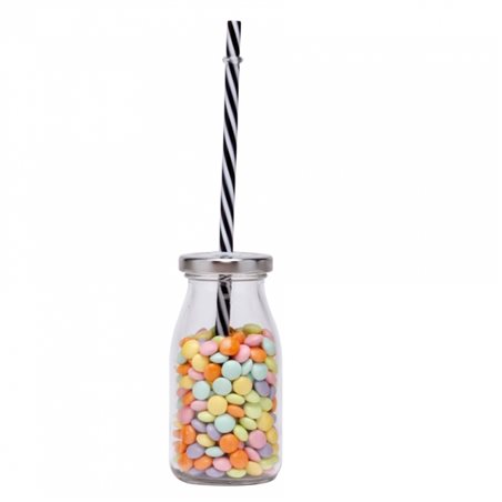 Bouteille Candy Bar avec Paille