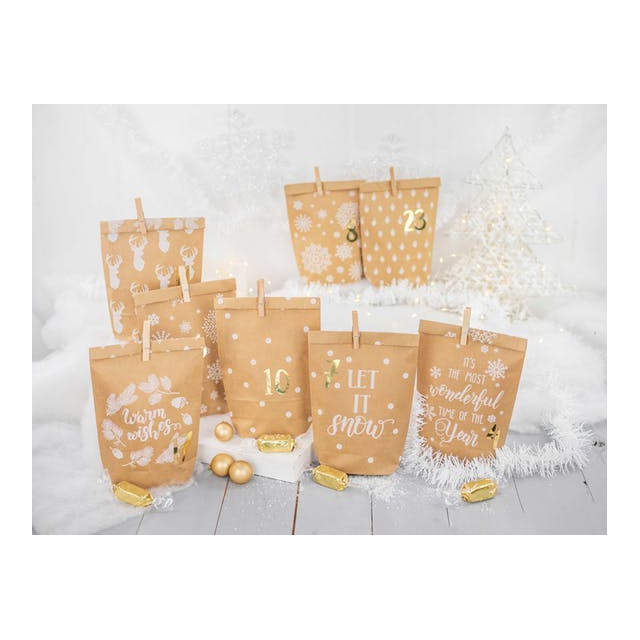 Calendrier de l'Avent DIY - sacs cadeaux