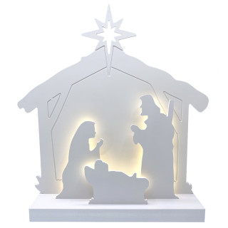 Crèche lumineuse