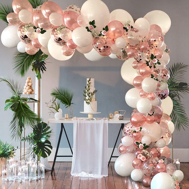 Arche de Ballon Rose Gold