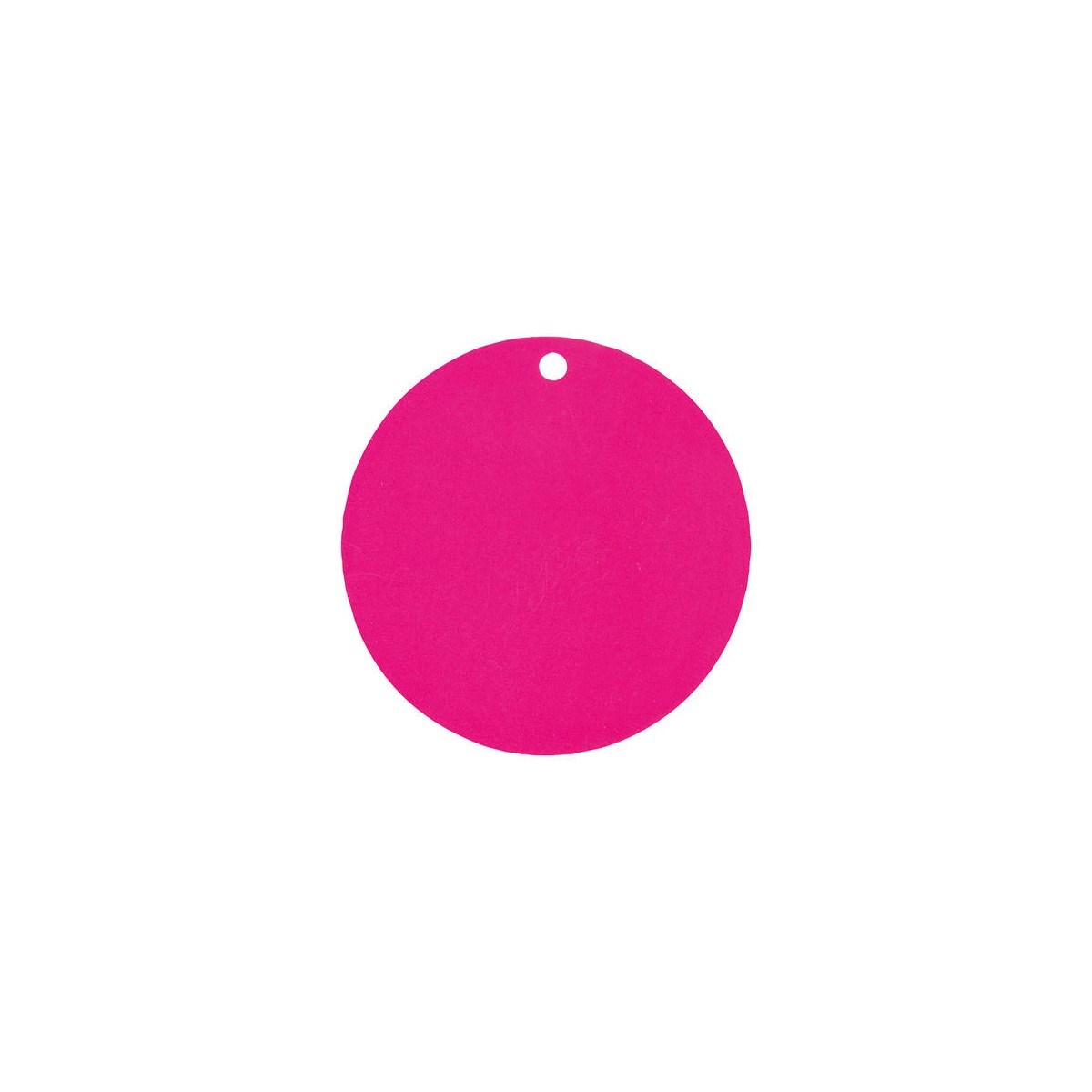 Etiquette Dragées Ronde x10 - Fuchsia
