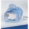 Petite Boite Dragées Mouton Bleu x50