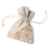 Pochons Lin et Macrame x5