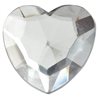 Décoration de table Grand coeur transparent