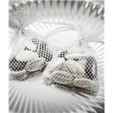 Sachet dragées nid d'abeille x 6 - Argent