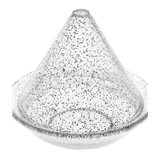 Contenant dragées Tajine transparent argent x4
