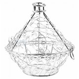 Boite dragées Tajine métallique Argent x2