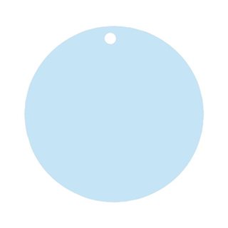 Etiquette Dragées Ronde x10 - Bleu