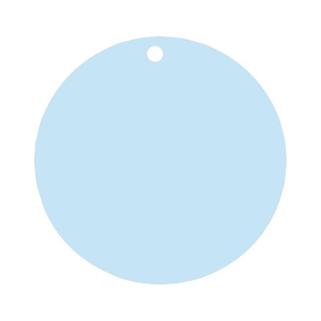 Etiquette Dragées Ronde x10 - Bleu