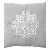 Coussin Alliance Oriental Argent