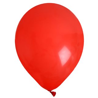 Ballon de Baudruche uni Rouge x 10