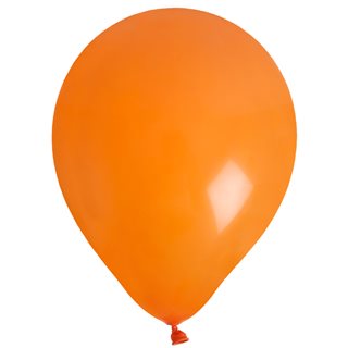 Ballon de Baudruche uni Orange x 10