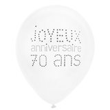 Ballon Baudruche Anniversaire 70 ans