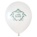 Ballon de Baudruche Vintage vert x 8
