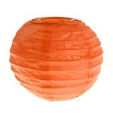 2x Petite Lanterne Papier 10cm - Orange