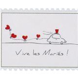 Sticker Vive les mariés x 50