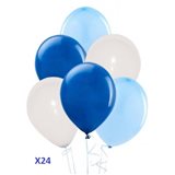 Pack Ballon Bleu Blanc x24