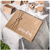 Livre d'Or Jute et Lien Coeur