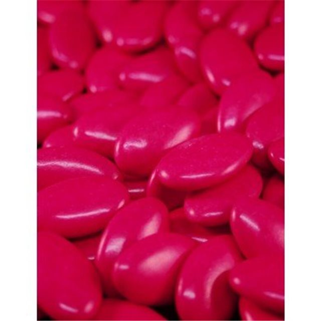 1kg Dragées Chocolat Pecou 70% - Fuchsia