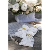 Sachet Dragées Dentelle Fleur x6