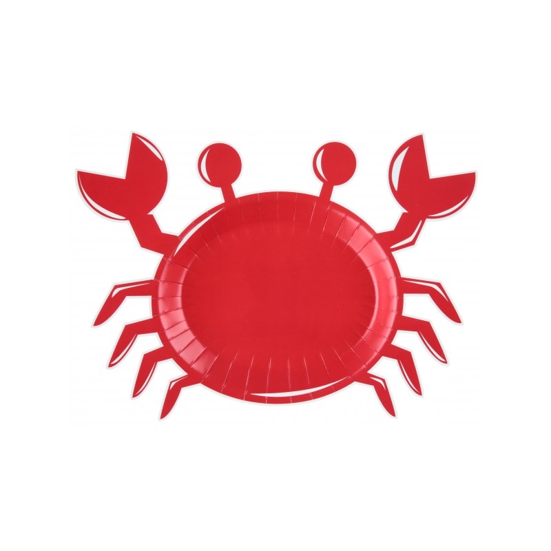 Assiette Crabe Thème Mer