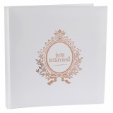 Livre d'Or Just Married rose Gold