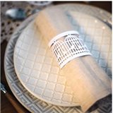 Rond de Serviette Oiseau x 20