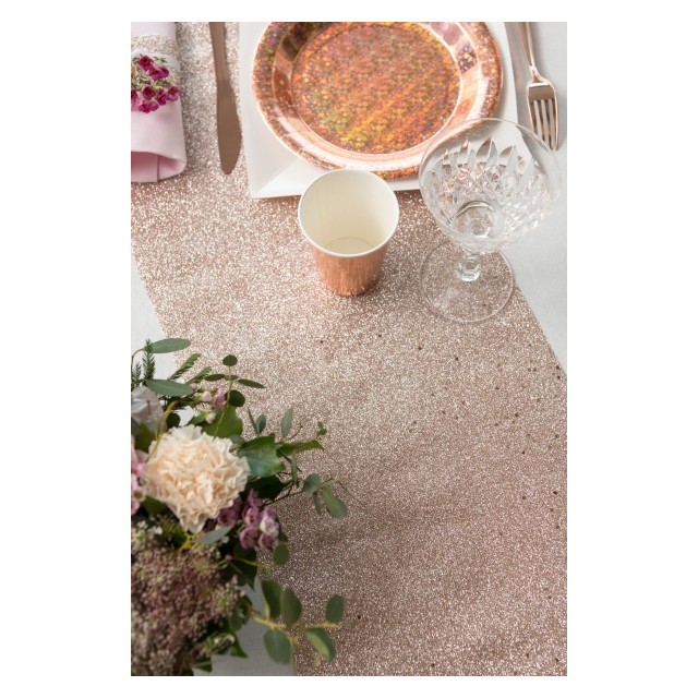 Artifetes Chemin DE Table Rose Gold PAILLETÉ